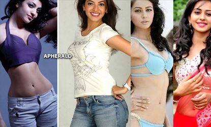 Xxx Kajol Potos - 30 South Indian Actress expose in Jeans, Saree and Bikini -