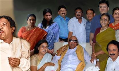 Know about DMK Chief M. Karunanidhi Big Family Tree