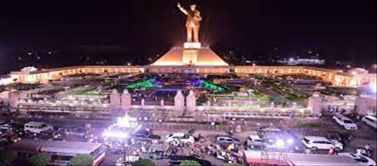 World s largest statue of Ambedkar in Andhra Pradesh..