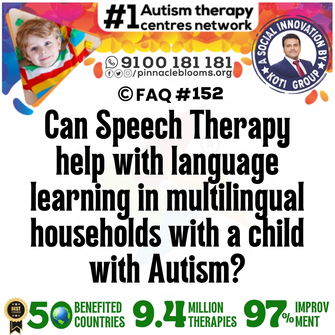 Can Speech Therapy help with language learning in multiling