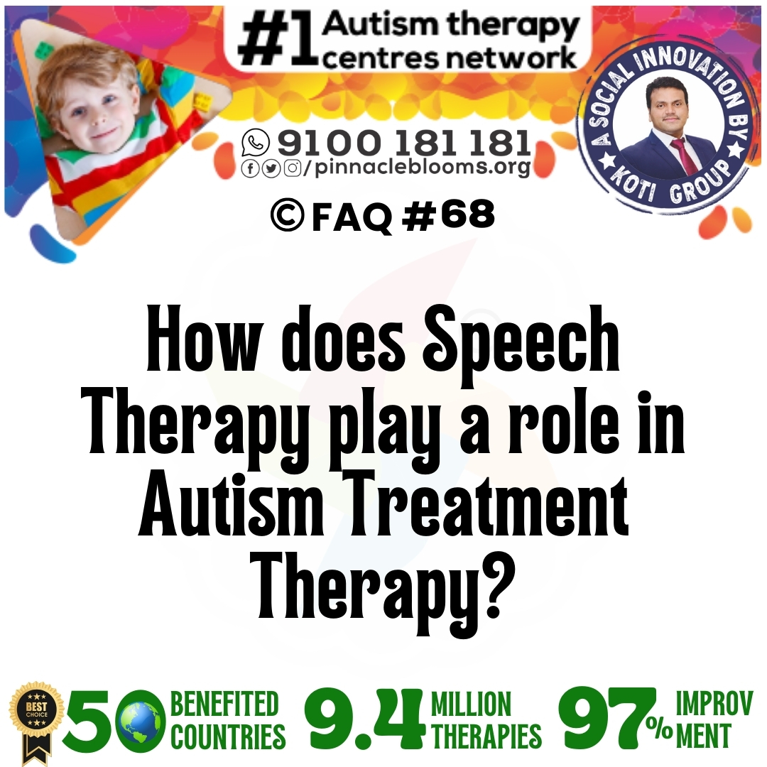 How does Speech Therapy play a role in Autism Treatment The