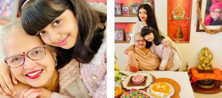 Aishwarya Rai celebrates Mom's Birthday - View Photos