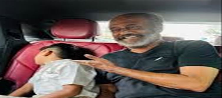 A superstar who dropped his grandson in school..!!