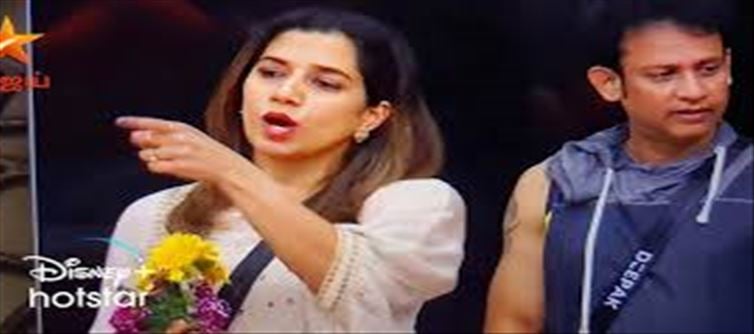Arun gets angry over Deepak's wife's remark on Bigg Boss..!?