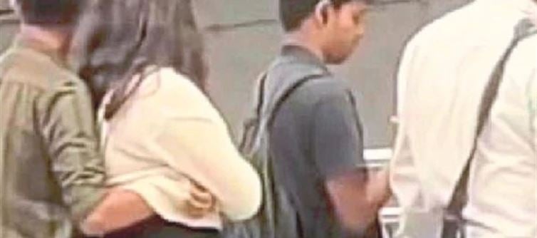 Bengaluru - Video Of Young Guy Touching Woman Breasts At Metro Station