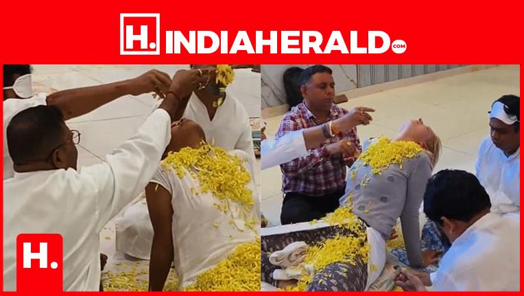 Blindfolded Men, Buried-in-Flowers Women: Tamil Nadu’s Viral ‘Pushpanjali’ Circus Just Broke the Internet