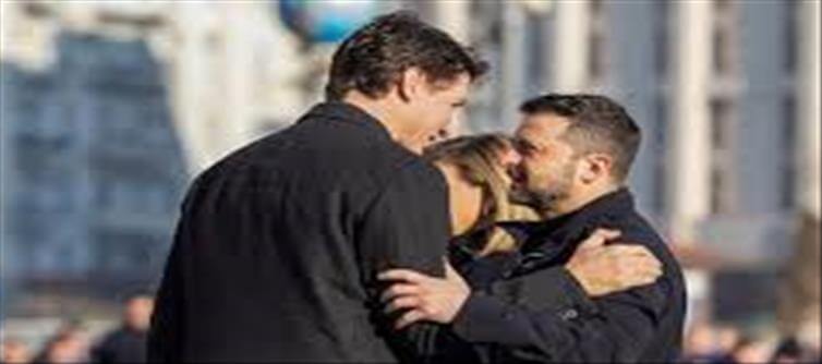 Canada embraces Ukraine..!? Zelensky's reaction to Justin's post..!?