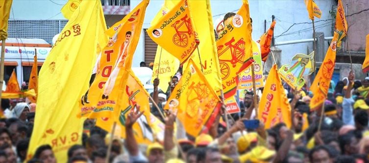 Caste Color Painted to TDP Cadre?