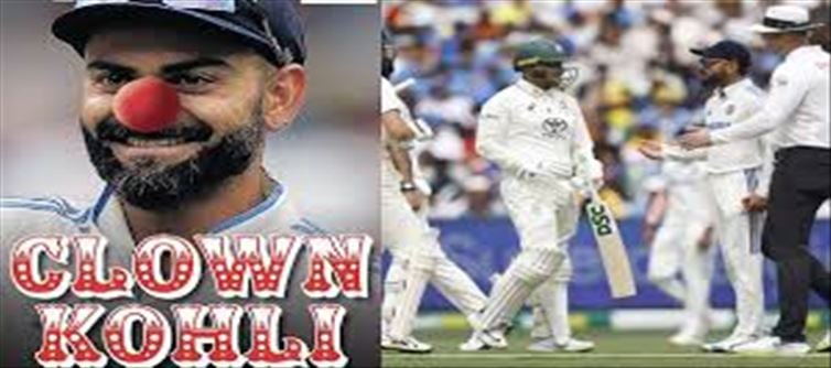 "Clown Kohli": Australian newspapers turn Virat Kohli into a joker..!?
