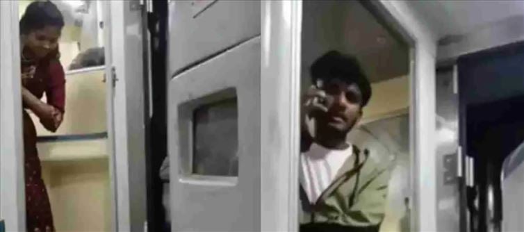 Couple Caught Having Séx In Train Bathroom - 'Shameful' VIDEO