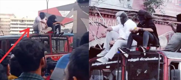 Crowds of people thronged to see Ajith in shooting spot..!?