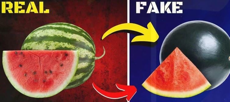 Fake Watermelon Vs Real Test At Home - How To Check If It Has Been Injected With Chemicals?