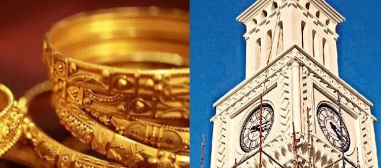 Hyderabad - 1 kilogram of gold robbed on Clock Tower road