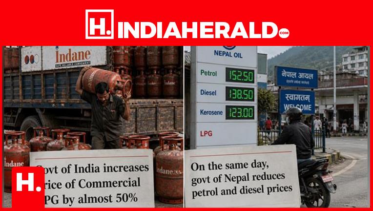 India Slaps 50% Hike on Commercial LPG While Nepal Drops Petrol & Diesel Prices Same Day – Can Anyone Explain This Madness?