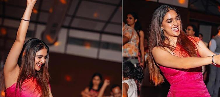 Keerthy Suresh Hot Dance Moves at a Party