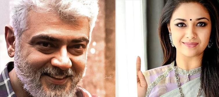 Keerthy Suresh to Pair with Ajith Kumar?