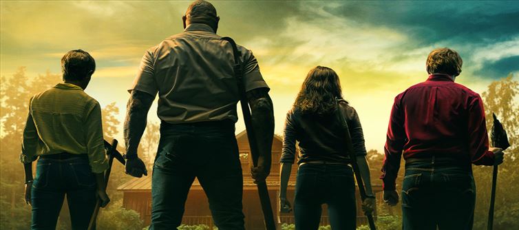 Knock at the Cabin Review - Solid Plot with Preachy Screenplay