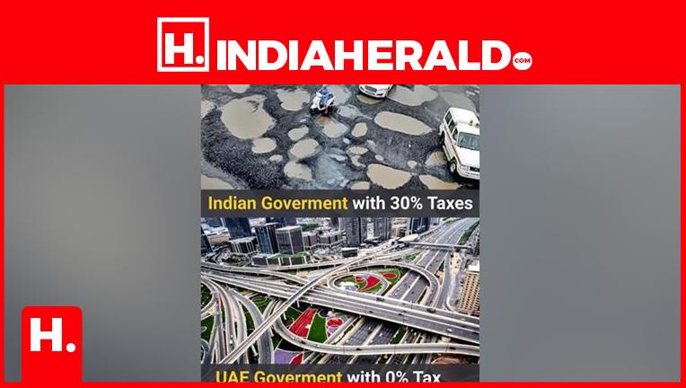 Modi BJP Govt Collect 30% Taxes For Giving Pot Hole Filled Worst Roads