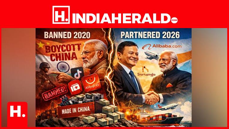 Modi's Massive Hypocrisy — Screamed "Boycott China" in 2020, Now Partnering with Alibaba in 2026 While Imports Explode