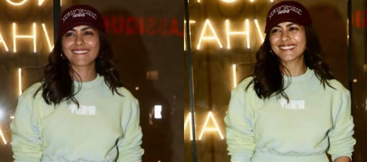 Mrunal Thakur effortlessly slaying in a casual sweatshirt but the cost of her handbag is...
