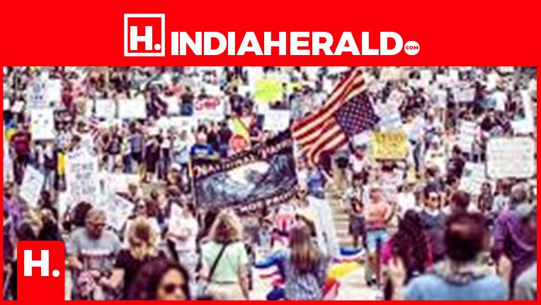 Nationwide rally in Anti-Trump protests across the US..