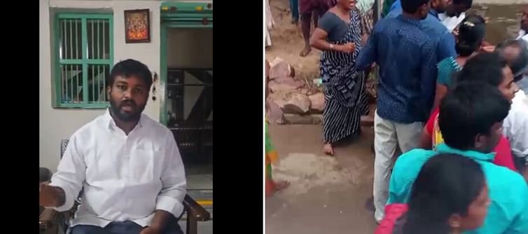 NDA Exposed in Andhra Pradesh - TDP Goons Stationed Around ZPTC Candidate Hemanth Reddy House Not Letting Him Go Out