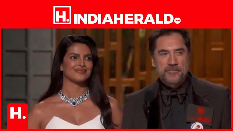 Oscars Shock Moment: Javier Bardem Roars “Free Palestine” — Priyanka Chopra’s Silent Smile Says It All