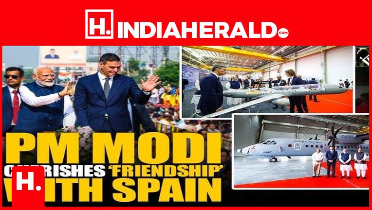 PM Modi and Spain s Pedro Sanchez inaugurated TATA Aircraft