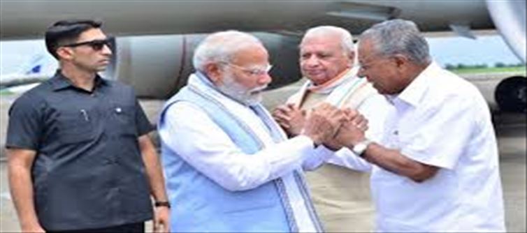 PM Modi Carries Out Aerial Survey of Disaster-hit Areas of Wayanad