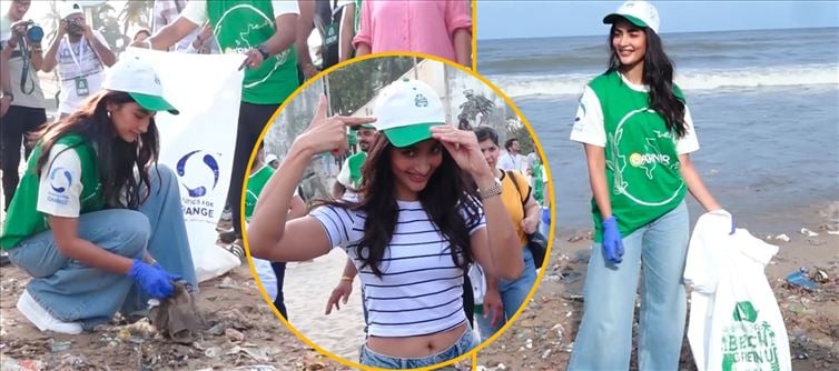 Pooja Hegde Carries Trash Bag - VIDEO