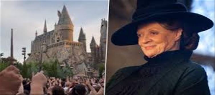 Potterheads Pay Emotional Tribute to Professor McGonagall, Maggie Smith, Outside Universal Studios