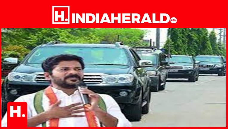 Revanth Reddy Convoy Revanth Reddy refused CM s convoy...