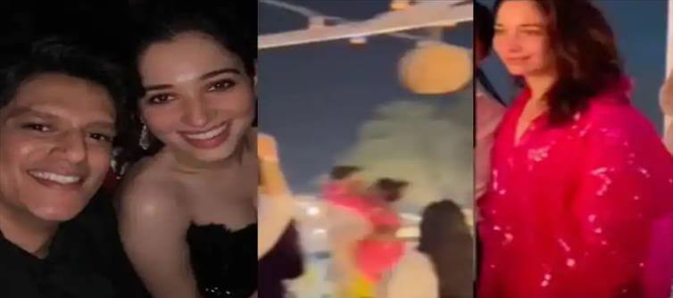 Tamannaah gave a liplock kiss during her dating..!?