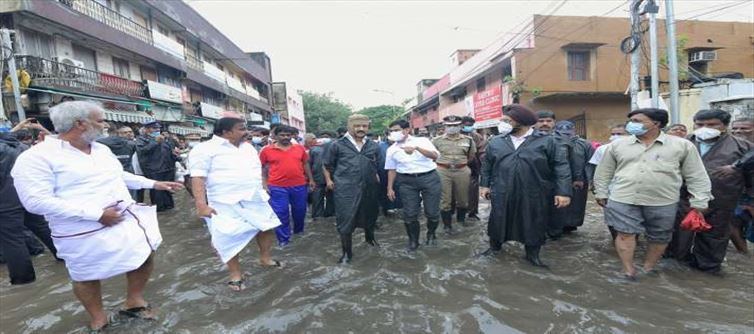 Tamil Nadu Chief Minister Stalin went to the field for the 3rd day in the middle of the rain...
