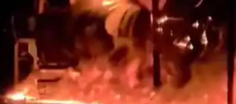 Tanker Lorry Carrying Crude Oil Catches Fire After Crashing Into Electric Pole In TN's Cuddalore, 3 Critical ..?