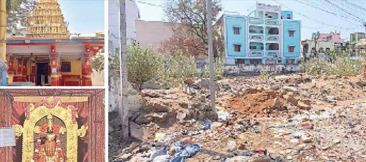 Telangana Hyderabad - Govt fiddles while land sharks gobble up God's lands