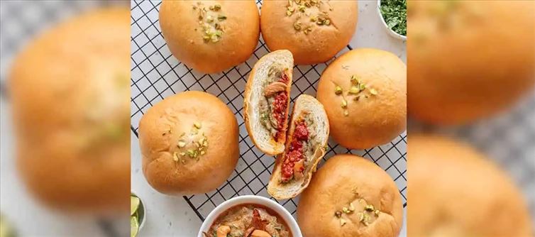 Telangana Hyderabad - ‘Haleem Chicken 65 Bun’ : The New Ramzan Dish