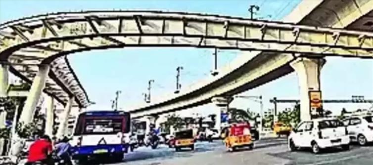 Telangana Hyderabad - Locals Demand Re-Design of Skyway