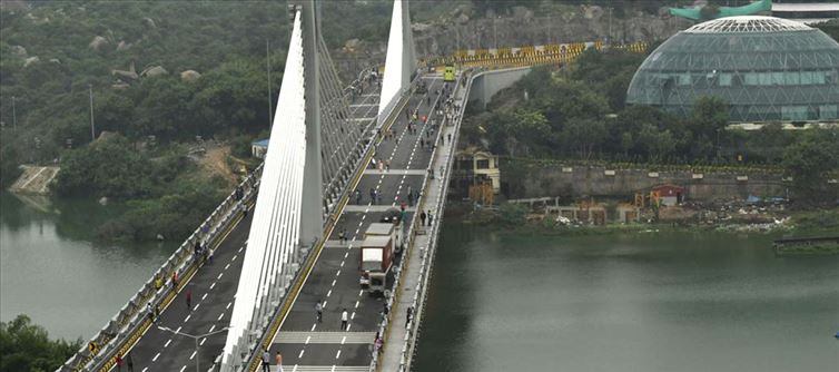 Telangana - Selfies, Midnight Parties Banned On Cable Bridge