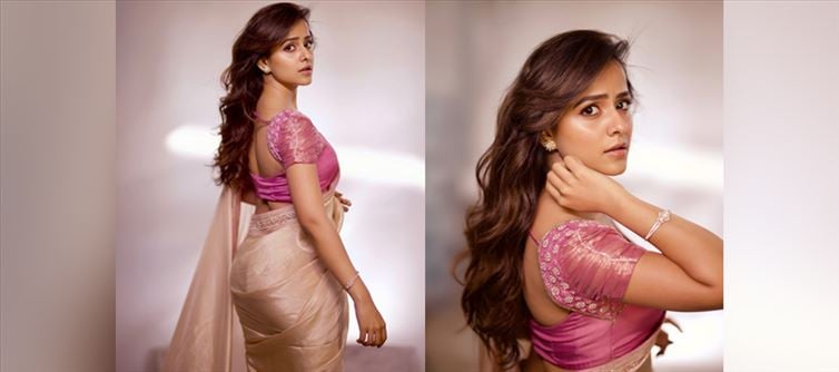 Vaishnavi Chaitanya Flaunts Her Structure And Shape In Saree