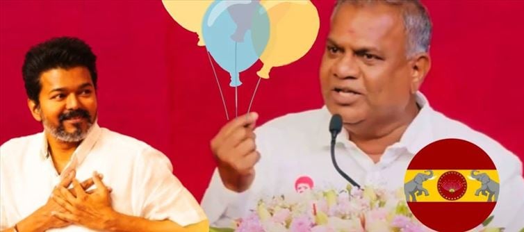 Vijay Becomes A Complete Political Clown - Zero Brains says Netizens