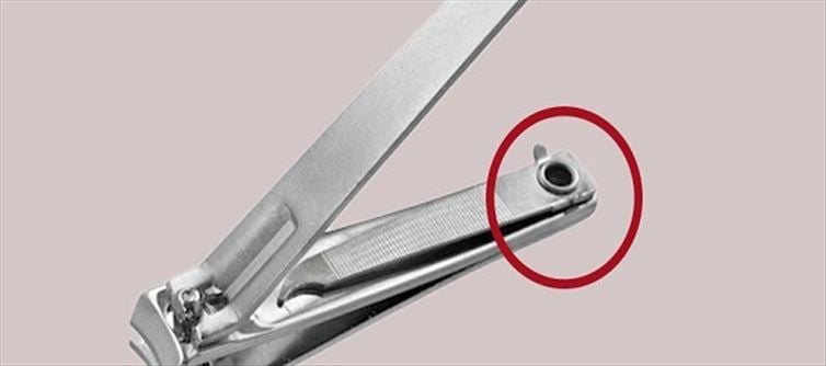 What's The Use of the Small hole at the bottom of a Nail Cutter?