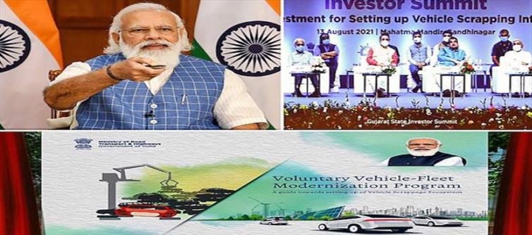 Prime Minister Narendra Modi launched the much awaited Vehicle Scrappage Policy