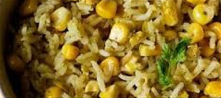 Corn Pulao Recipe (Green Corn Rice)