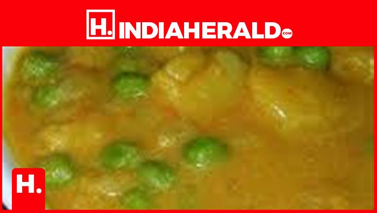 Green peas kurma recipe step by step process