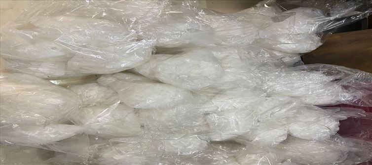 Nine kilos of cocaine and 198 kilos of meth were smuggled into the country
