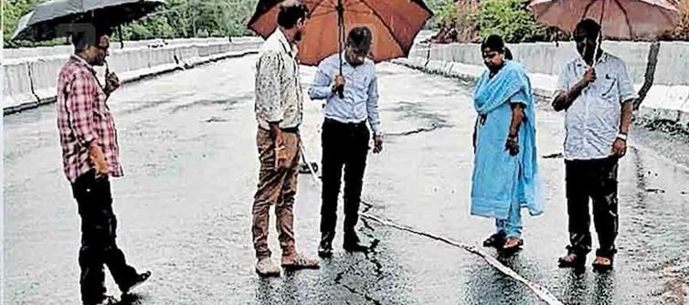 കനത്ത മഴ; ദേശീയപാതയിൽ വിള്ളൽ സംഭവിച്ചതെങ്ങനെ?