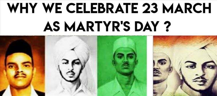 Why Martyr's day is celebrated on March 23??