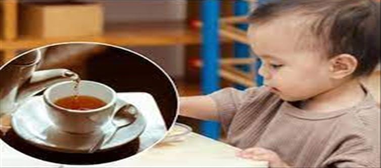 An 18-month-old baby dies after 'drinking tea'...?