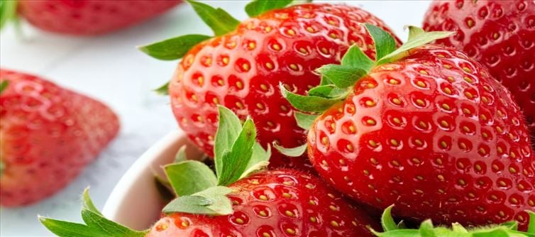 Strawberries that guarantee not only beauty but also health?